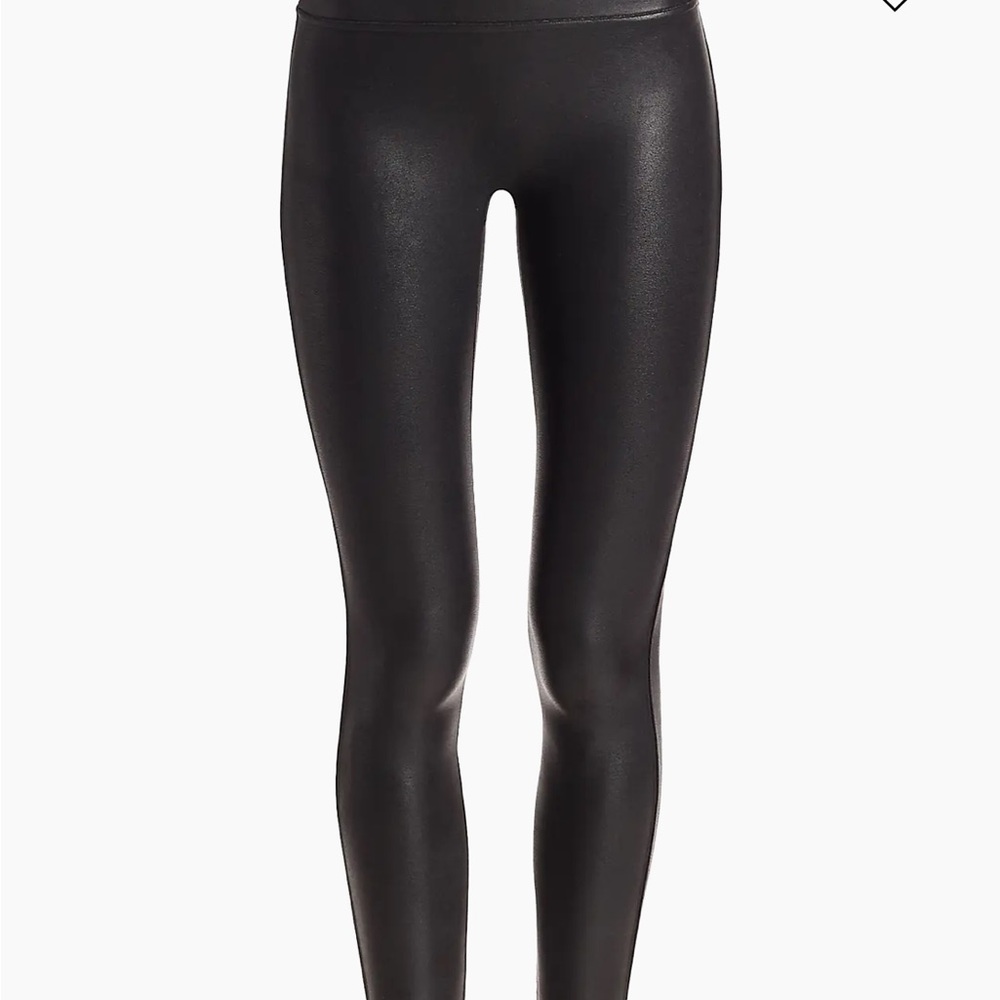 SPANKS Women’s Faux Leather Leggings size L